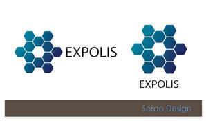 s-design (sorao-1)さんの新規 ITサービス コンサル EXPOLIS ロゴへの提案