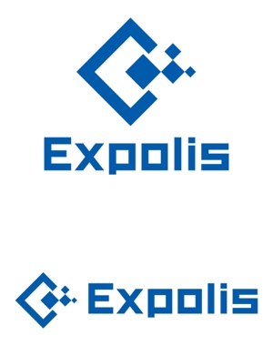 TEX597 (TEXTURE)さんの新規 ITサービス コンサル EXPOLIS ロゴへの提案