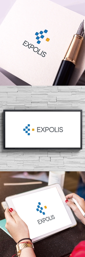 chpt.z (chapterzen)さんの新規 ITサービス コンサル EXPOLIS ロゴへの提案