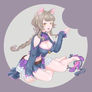 風切 (kzgr_)さんの猫の擬人化のキャラクターデザインへの提案