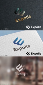 mogu ai (moguai)さんの新規 ITサービス コンサル EXPOLIS ロゴへの提案