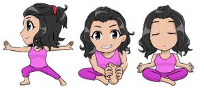 野庭海羊 (KaiyoNoba)さんのYouTubeチャンネルのヨガキャラクターデザインへの提案