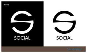 s-design (sorao-1)さんの株式会社「ソーシャル」のロゴへの提案