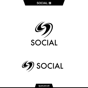 queuecat (queuecat)さんの株式会社「ソーシャル」のロゴへの提案