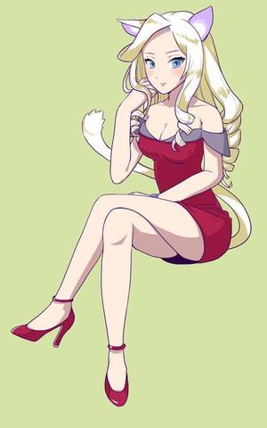 いよかん (suzer)さんの猫の擬人化のキャラクターデザインへの提案