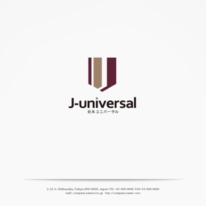 H-Design (yahhidy)さんの不動産・建築会社の「日本ユニバーサル」のロゴへの提案