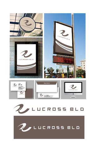K-J (king_j)さんの新規建築６階建てオフィスビル名称「ＬＵＣＲＯＳＳ　ＢＬＤ」（ラクロス　ビルディング）のロゴへの提案