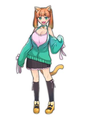 やまれい (reiyamag)さんの猫の擬人化のキャラクターデザインへの提案