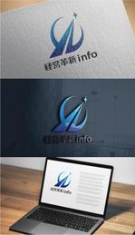 drkigawa (drkigawa)さんの経営・財務系ウェブメディア「経営革新info」のロゴへの提案