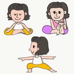 KR | イラストレーター (walnut97)さんのYouTubeチャンネルのヨガキャラクターデザインへの提案