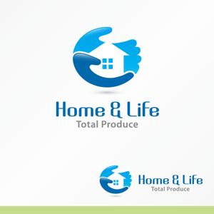 forever (Doing1248)さんの「Home＆Life　Total　Produce　（㈱住生活総合企画）」のロゴ作成への提案