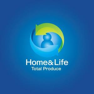 NN@グラフィックデザイン (nonoyamanon)さんの「Home＆Life　Total　Produce　（㈱住生活総合企画）」のロゴ作成への提案