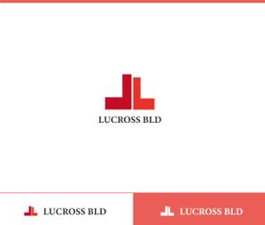 動画サムネ職人 (web-pro100)さんの新規建築６階建てオフィスビル名称「ＬＵＣＲＯＳＳ　ＢＬＤ」（ラクロス　ビルディング）のロゴへの提案