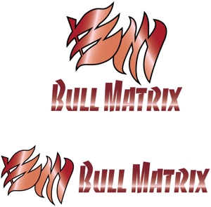 DIBDesignさんの「BULL MATRIX」のロゴ作成への提案