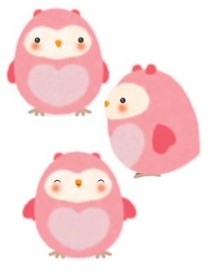 ヴぃんす (Vince)さんの福祉系サービスのふくろうのキャラクターデザインへの提案