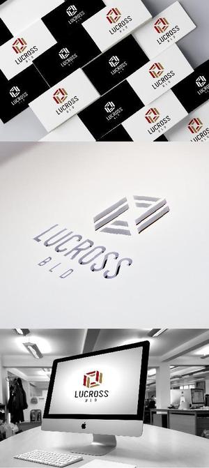k_31 (katsu31)さんの新規建築６階建てオフィスビル名称「ＬＵＣＲＯＳＳ　ＢＬＤ」（ラクロス　ビルディング）のロゴへの提案