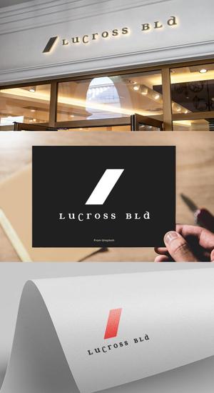 musaabez ()さんの新規建築６階建てオフィスビル名称「ＬＵＣＲＯＳＳ　ＢＬＤ」（ラクロス　ビルディング）のロゴへの提案