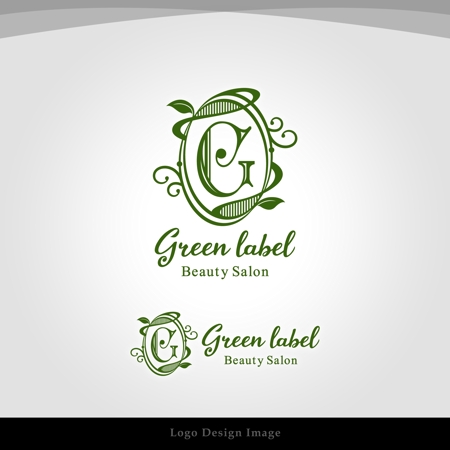 松葉 孝仁 (TakaJump)さんの美容室「Green label」のロゴへの提案