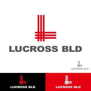 小島デザイン事務所 (kojideins2)さんの新規建築６階建てオフィスビル名称「ＬＵＣＲＯＳＳ　ＢＬＤ」（ラクロス　ビルディング）のロゴへの提案