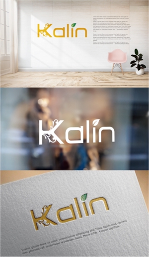drkigawa (drkigawa)さんのボディメイクサロン「Kalin」のロゴへの提案