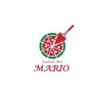 ASAHI OKABE ｜ ao (a930_98)さんのイタリアンバル「MARIO」の看板ロゴへの提案