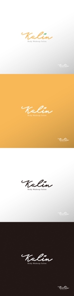 doremi (doremidesign)さんのボディメイクサロン「Kalin」のロゴへの提案