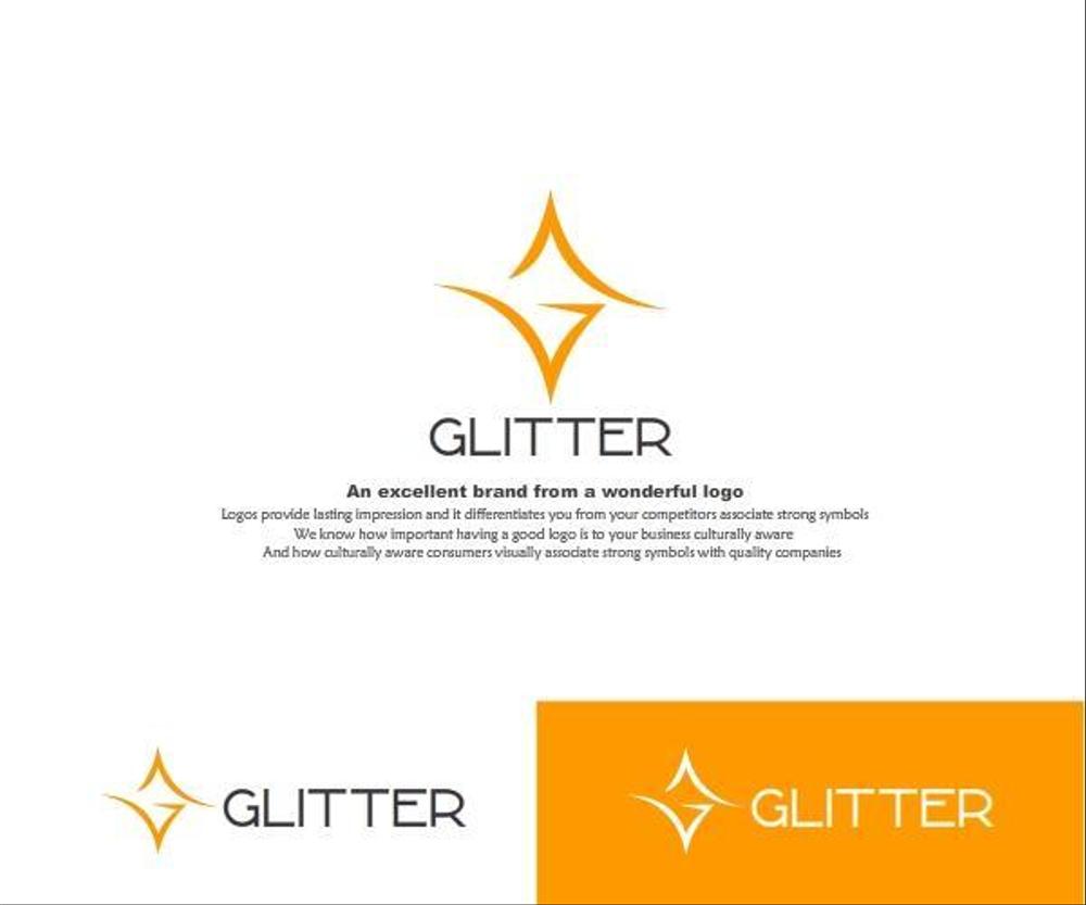 新規法人設立「GLITTER」のロゴ