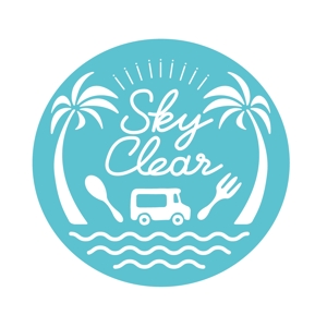 渡部　正亮 (Wacha_Grafik)さんのハワイアンフードトラック『SkyClear 』のロゴへの提案