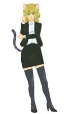 OGR Lab (one_giant_reptile)さんの猫の擬人化のキャラクターデザインへの提案