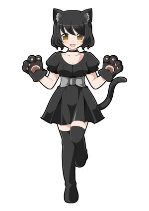甘枝くら (mizuiroxx)さんの猫の擬人化のキャラクターデザインへの提案