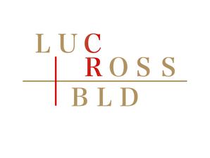そららんど (solachan)さんの新規建築６階建てオフィスビル名称「ＬＵＣＲＯＳＳ　ＢＬＤ」（ラクロス　ビルディング）のロゴへの提案