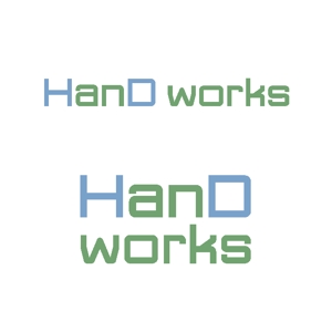 tas (sata35)さんの「HanD works」のロゴ作成への提案