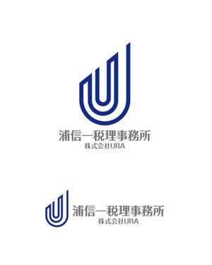 horieyutaka1 (horieyutaka1)さんの税理士、不動産鑑定業者　「浦信一税理事務所/㈱URA」のロゴへの提案