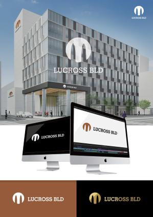 Morinohito (Morinohito)さんの新規建築６階建てオフィスビル名称「ＬＵＣＲＯＳＳ　ＢＬＤ」（ラクロス　ビルディング）のロゴへの提案