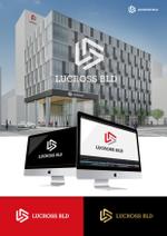 Morinohito (Morinohito)さんの新規建築６階建てオフィスビル名称「ＬＵＣＲＯＳＳ　ＢＬＤ」（ラクロス　ビルディング）のロゴへの提案