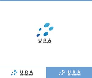 動画サムネ職人 (web-pro100)さんの税理士、不動産鑑定業者　「浦信一税理事務所/㈱URA」のロゴへの提案