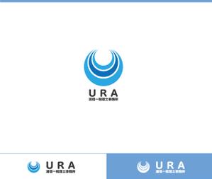 動画サムネ職人 (web-pro100)さんの税理士、不動産鑑定業者　「浦信一税理事務所/㈱URA」のロゴへの提案
