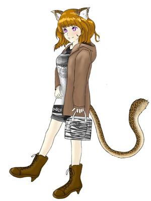 ぷろってぃ太郎 (prooti_taro)さんの猫の擬人化のキャラクターデザインへの提案
