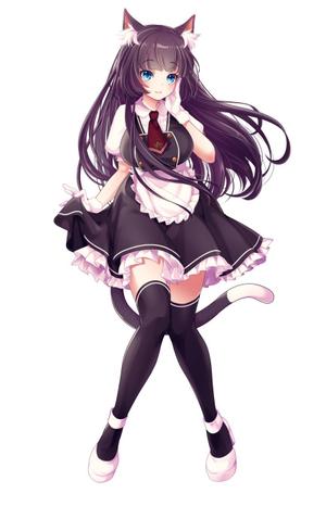 zuga (yuka_s_0601)さんの猫の擬人化のキャラクターデザインへの提案