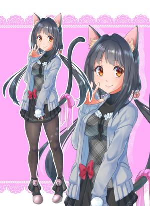 缶たろう (komio)さんの猫の擬人化のキャラクターデザインへの提案