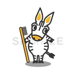 nora-mie ()さんのクマ、シマウマのキャラクターデザイン　　歯科への提案