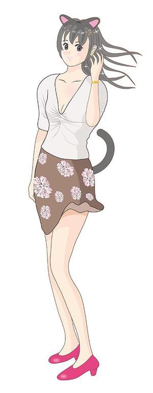 田中　威 (dd51)さんの猫の擬人化のキャラクターデザインへの提案