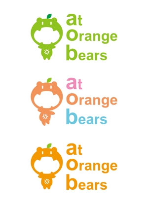 mizussie (mizussie)さんのガールズユニット「at Orange Bears」のロゴ　への提案