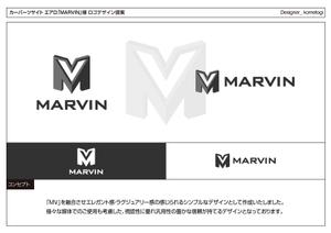 kometogi (kometogi)さんのカーパーツサイト エアロ 「MARVIN」 のロゴへの提案