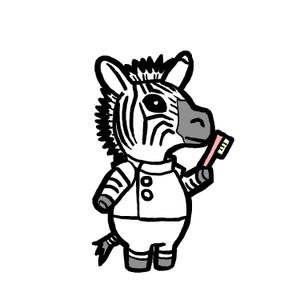 Gidoh (Gidoh)さんのクマ、シマウマのキャラクターデザイン　　歯科への提案