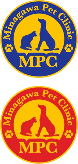 中津留　正倫 (cpo_mn)さんの「みながわペットクリニック　 　Minagawa Pet Clinic      MPC」のロゴ作成への提案