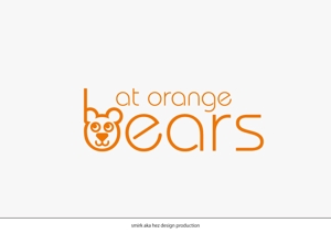清水　貴史 (smirk777)さんのガールズユニット「at Orange Bears」のロゴ　への提案