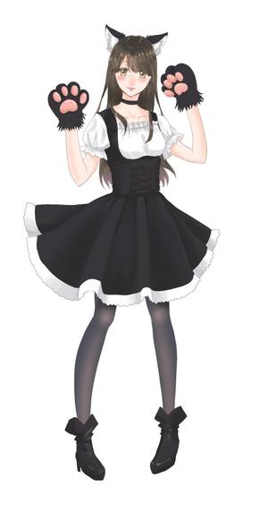 佐藤伊吹 (ibuki_satou)さんの猫の擬人化のキャラクターデザインへの提案