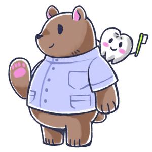 野庭海羊 (KaiyoNoba)さんのクマ、シマウマのキャラクターデザイン　　歯科への提案
