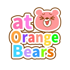 HayakawaKojiさんのガールズユニット「at Orange Bears」のロゴ　への提案